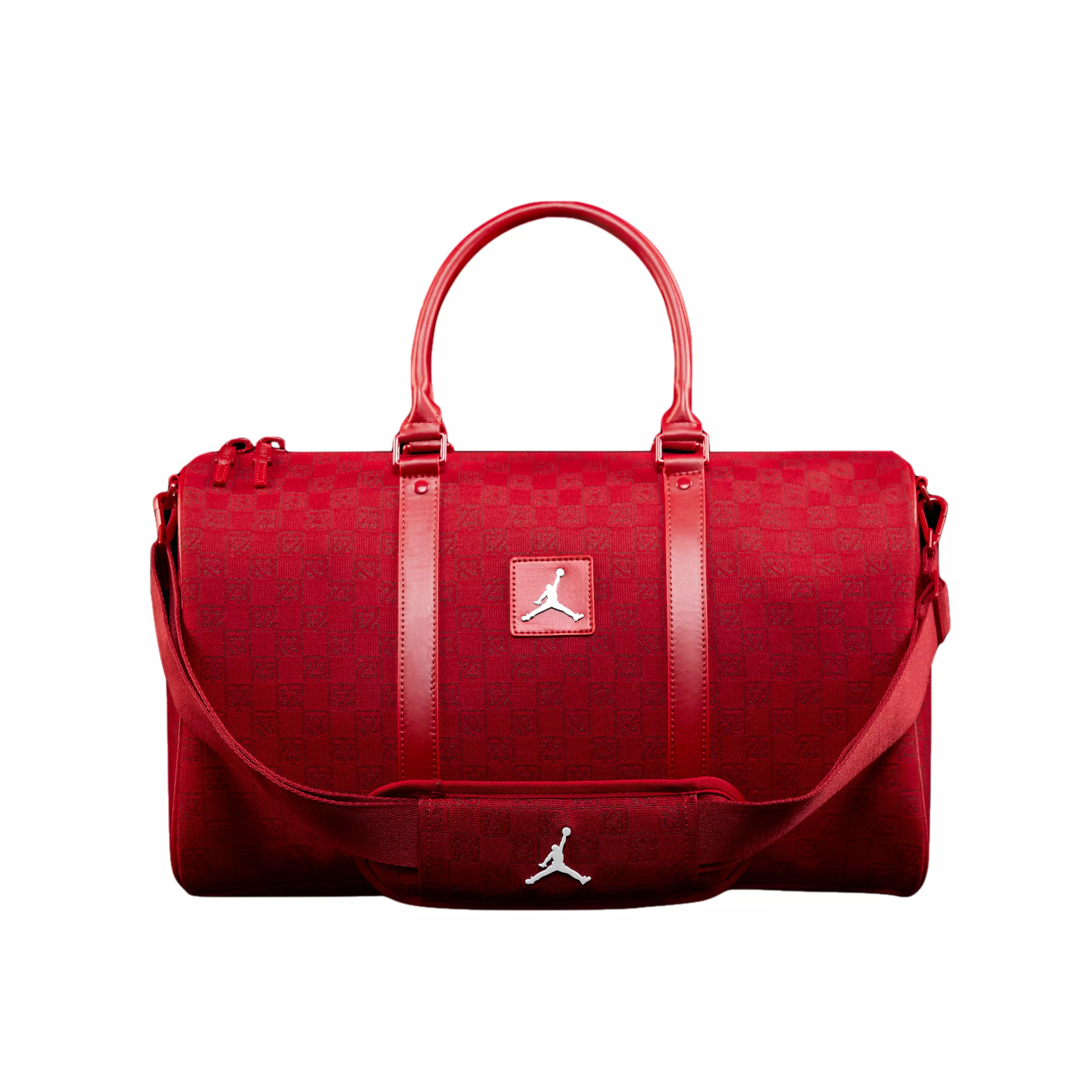 Jordan Monogram Duffle Bag-Red